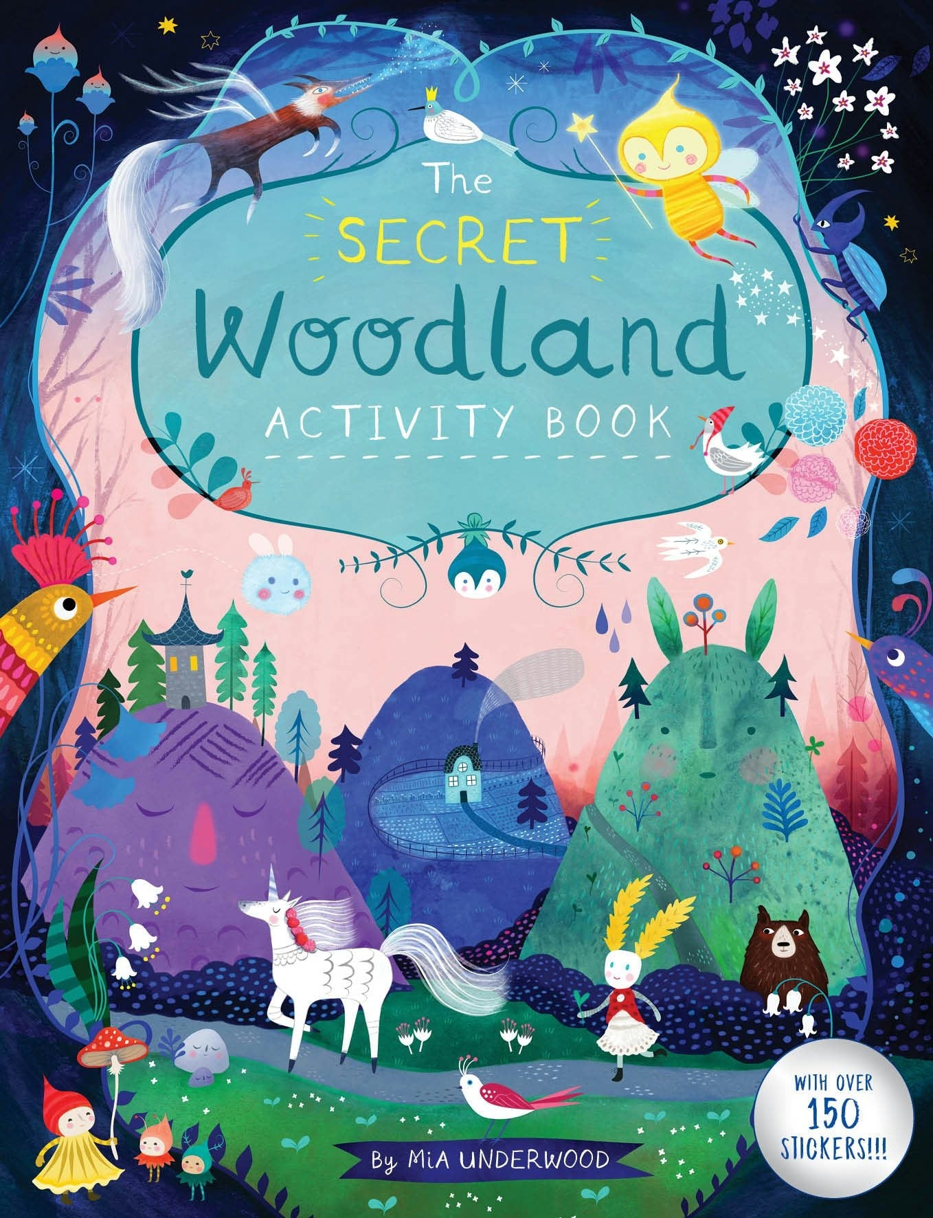 Book cover image for The Secret Woodland Activity Book ISBN: 9781787080270